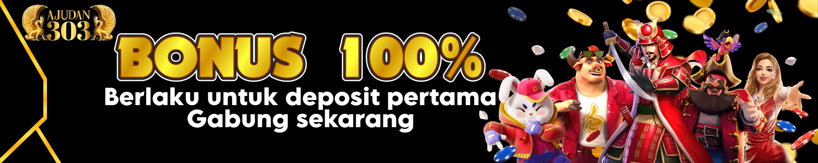 Bonus New Member 100% Ajudan303 Game Online!